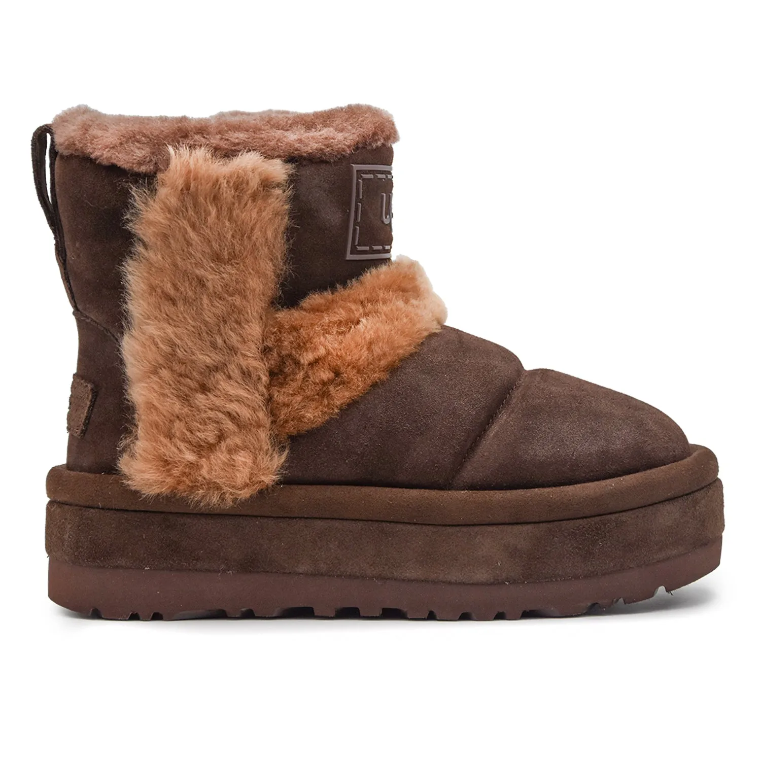 Stivaletti Donna Ugg Chillapeak Marrone Morbide Cuciture A Vista