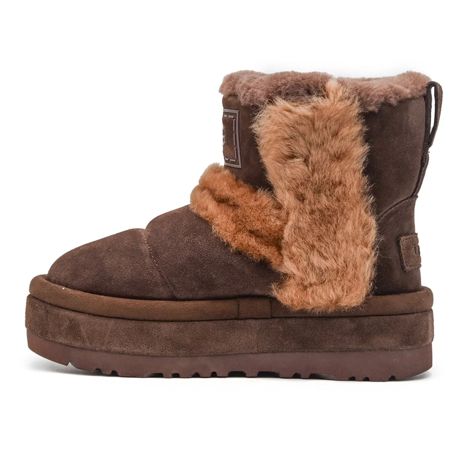 Stivaletti Donna Ugg Chillapeak Marrone Morbide Cuciture A Vista