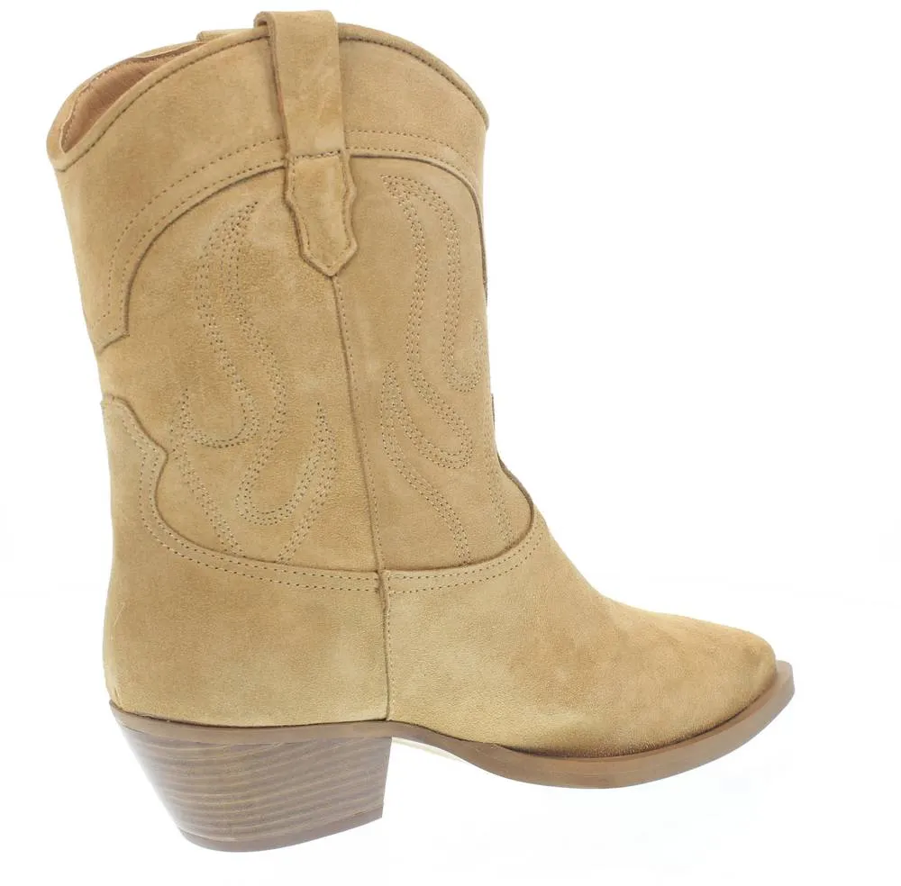Stivaletti Texani in Pelle