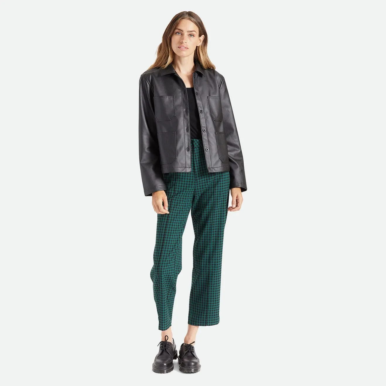 SURVEY BOXY CHORE COAT - BLACK