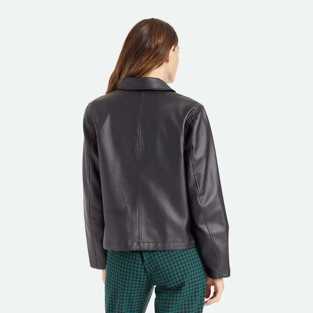 SURVEY BOXY CHORE COAT - BLACK