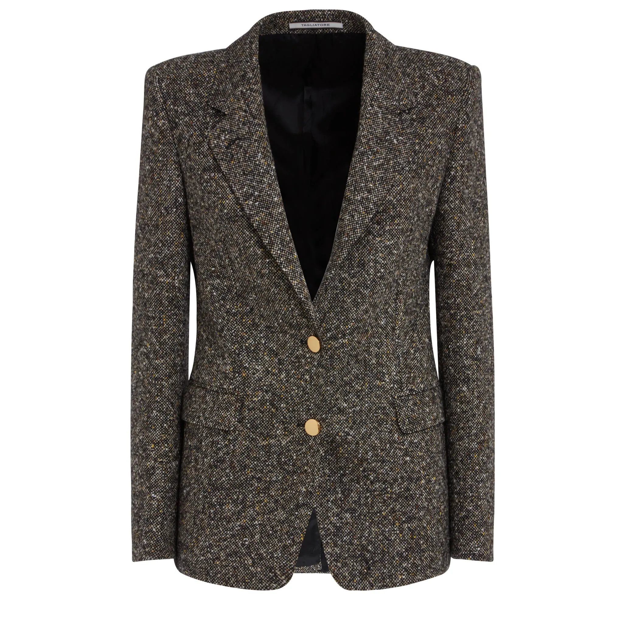 TAGLIATORE  Giacca mono petto in lana marrone