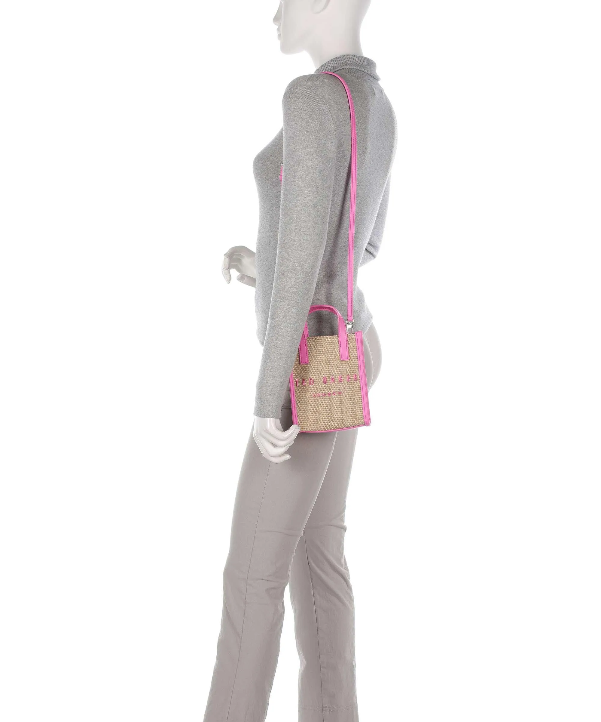  Ted Baker Paulii Borsa a tracolla poliestere, poliuretano beige/pink  