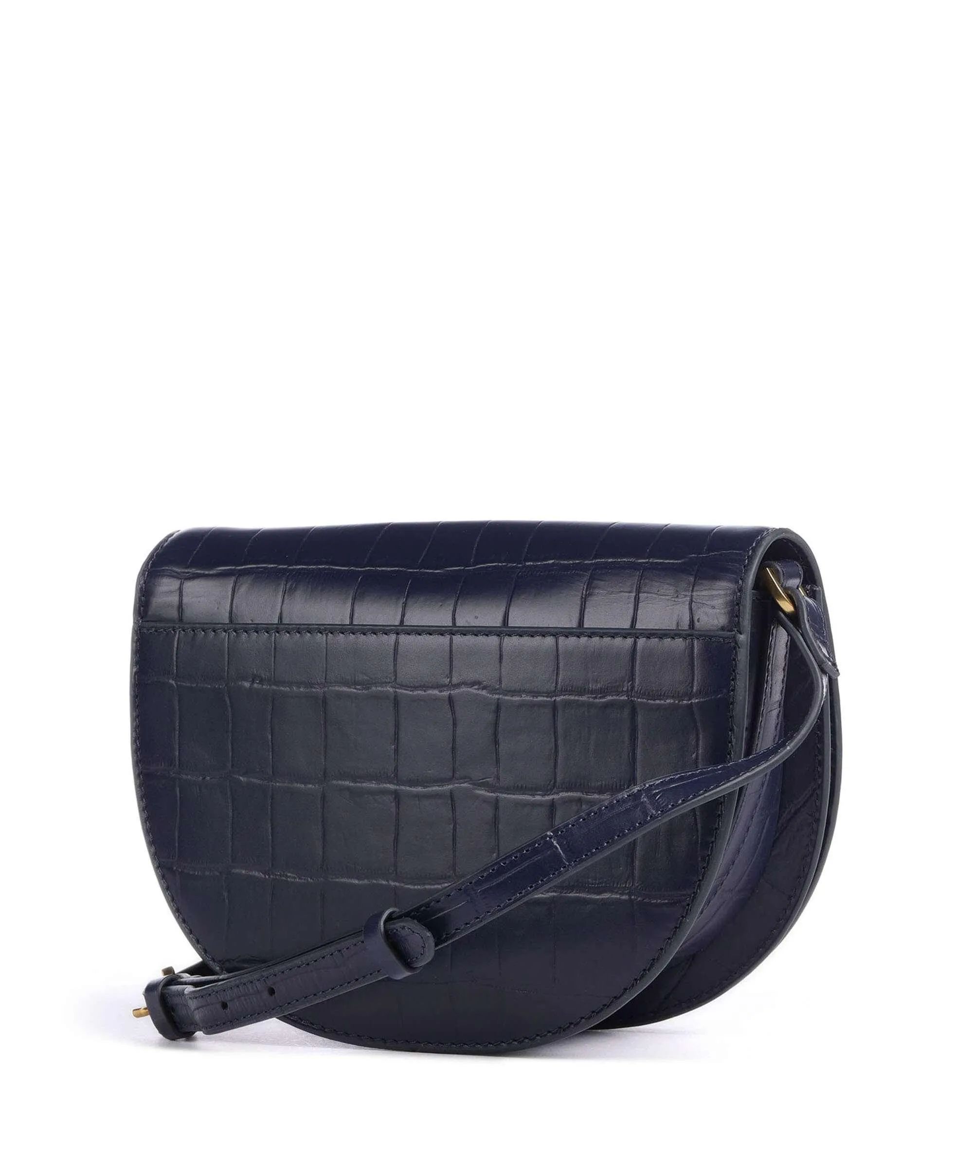  Ted Baker Sohho Borsa a tracolla pelle di vacchetta goffrata blu scuro  