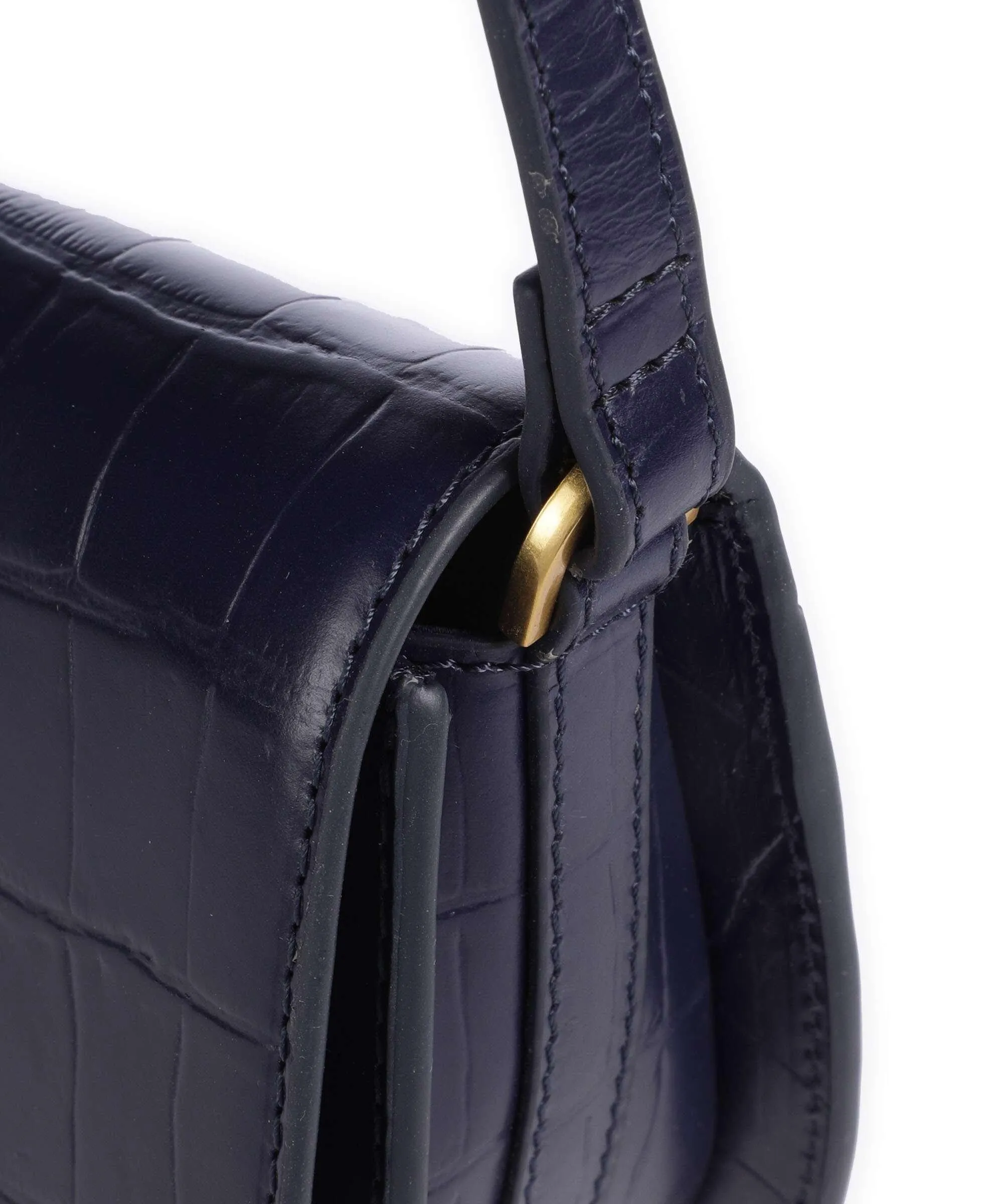  Ted Baker Sohho Borsa a tracolla pelle di vacchetta goffrata blu scuro  