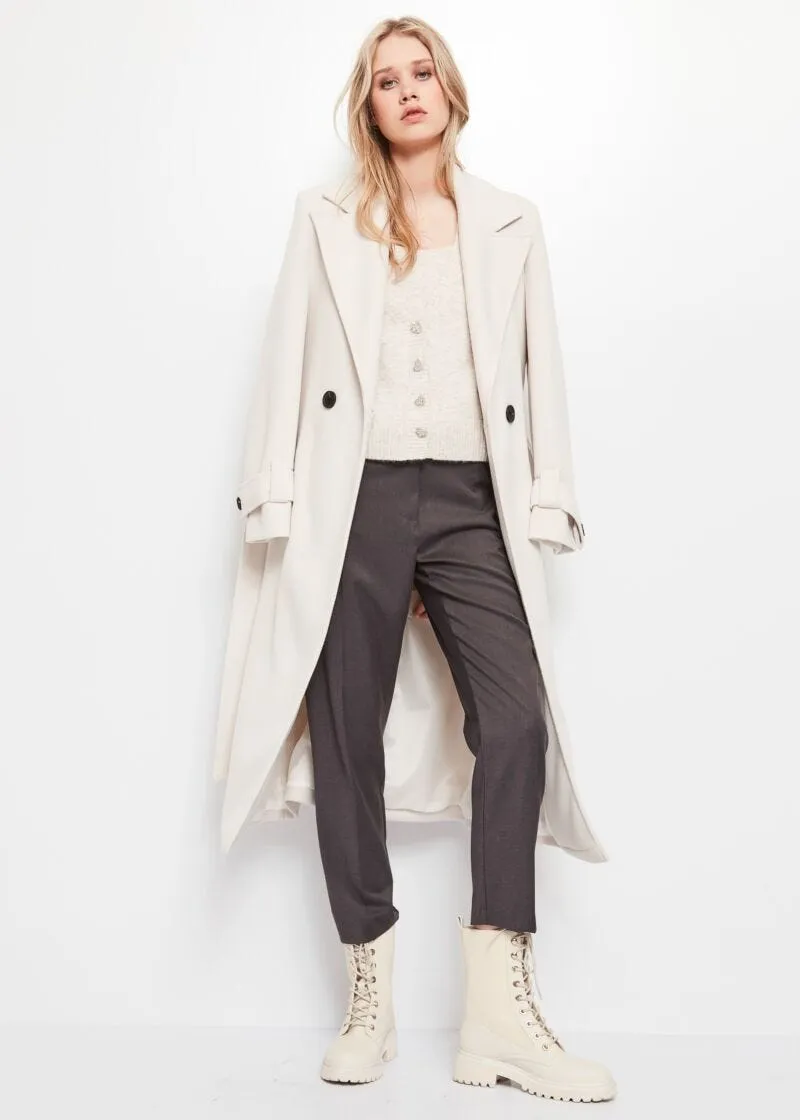 Top e cardigan in misto lana