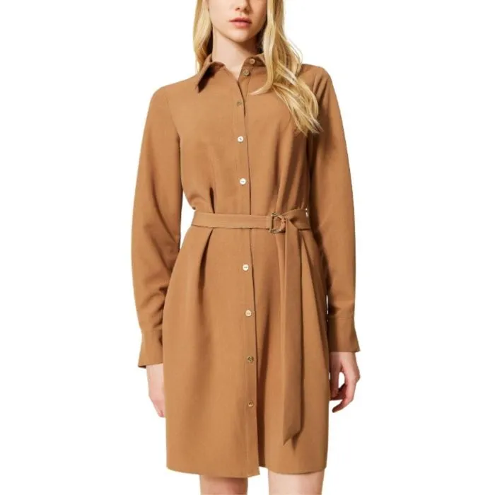 Twinset Abito Chemisier Con Cintura