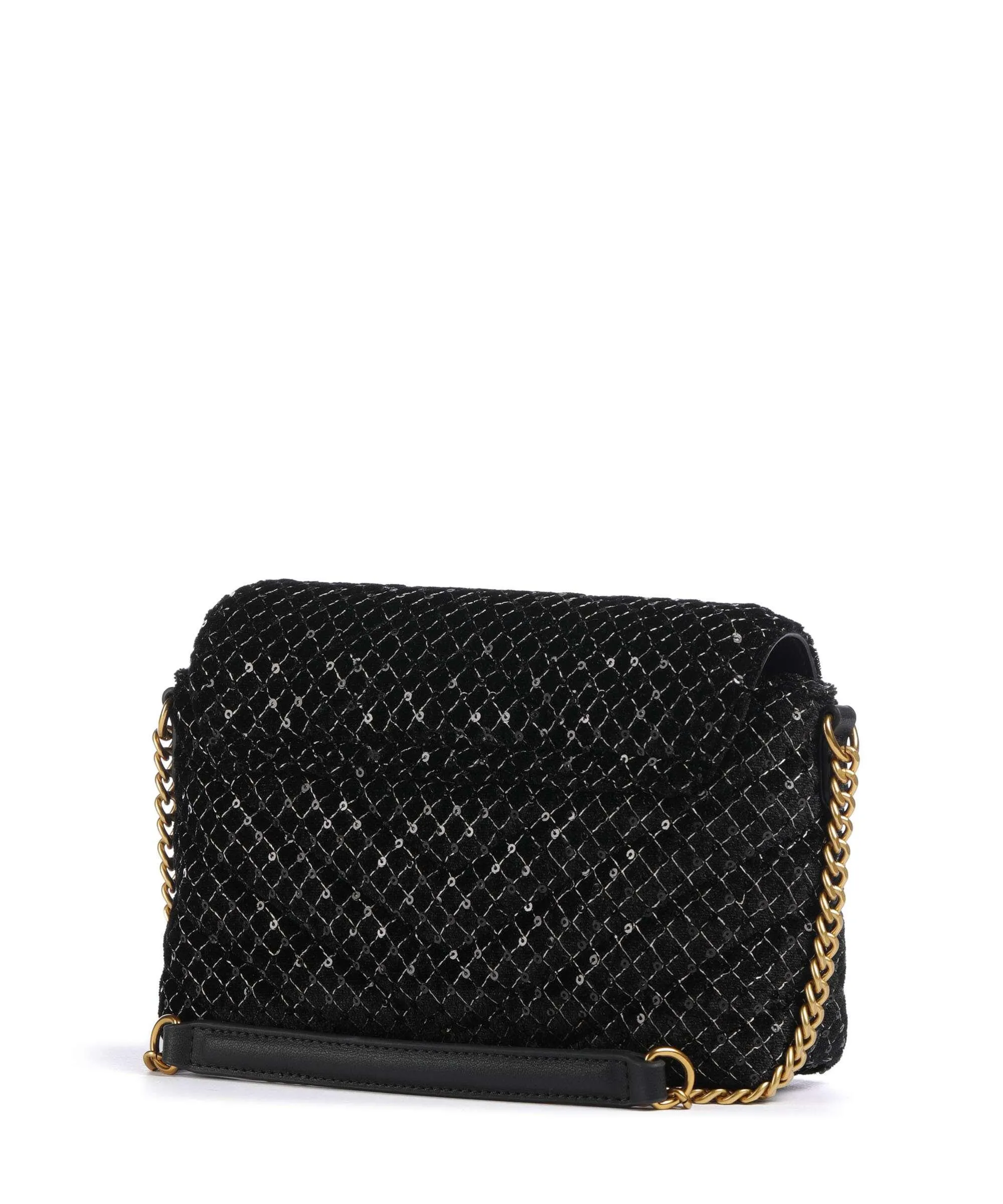  Twinset Dreamy Soirée D’été Borsa a tracolla poliestere, pelle sintetica nero  