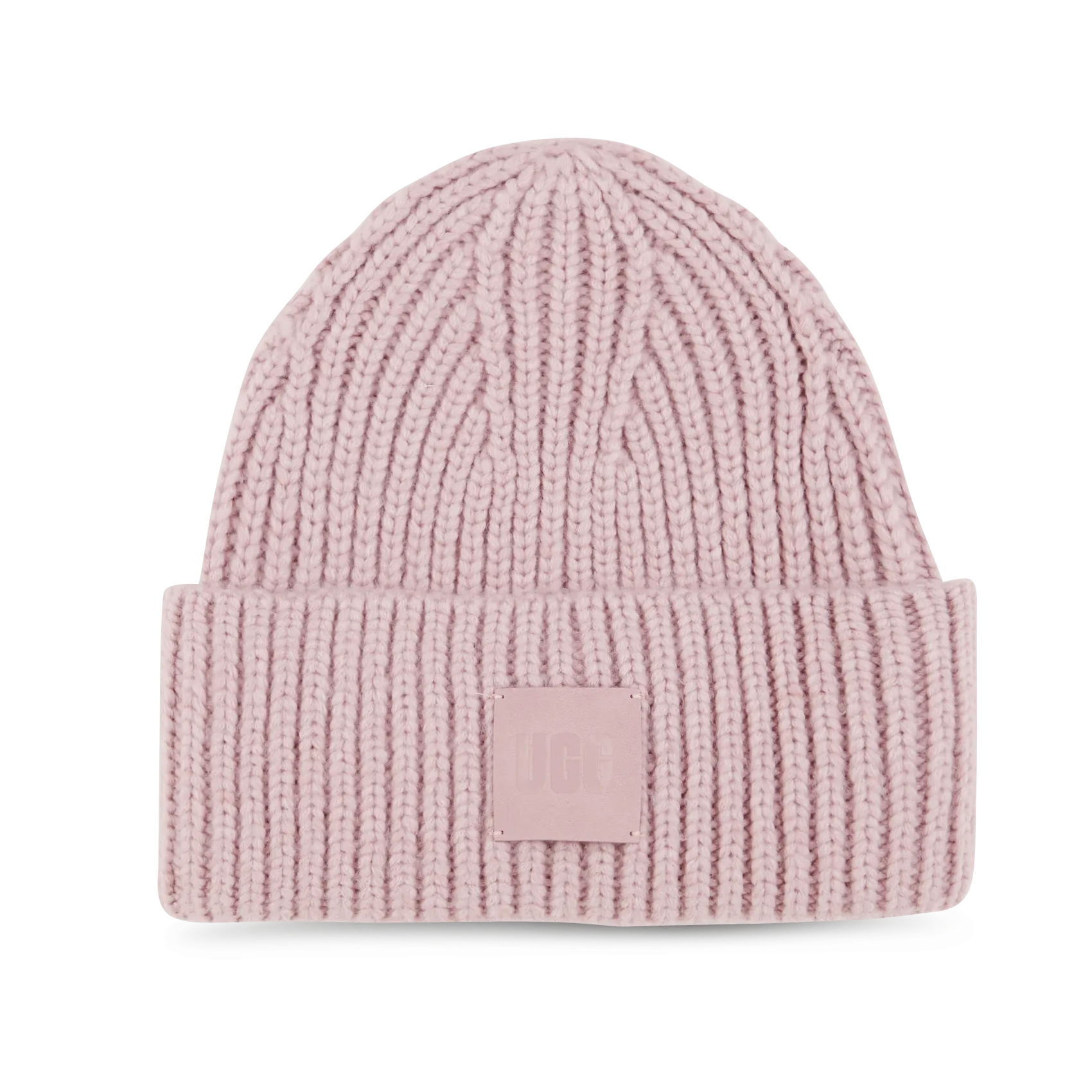  UGG   CHUNKY RIB - Berretto a coste con logo ricamato | Viola