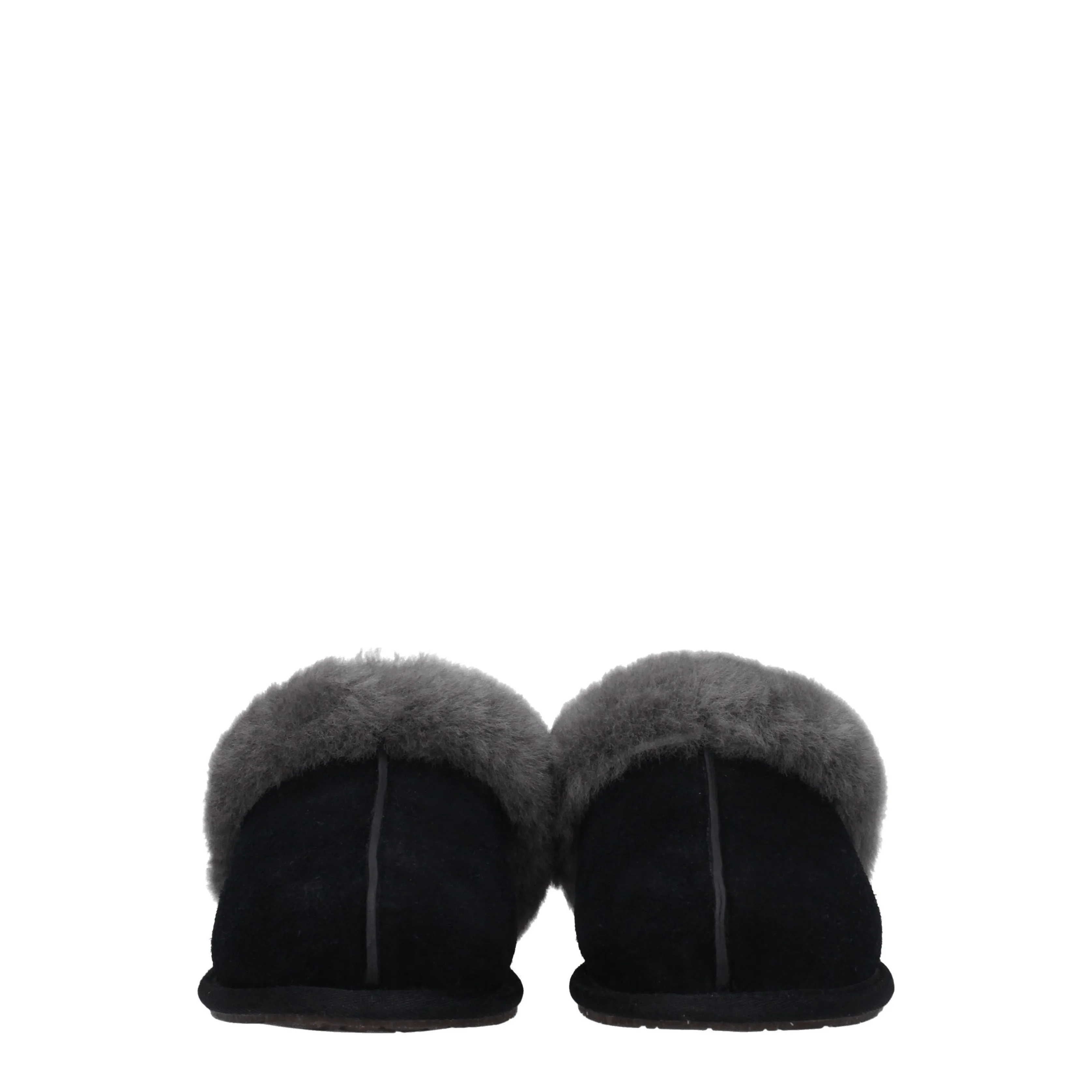 UGG Ciabatte e Zoccoli Scuffette  Donna Camoscio Nero/Grigio