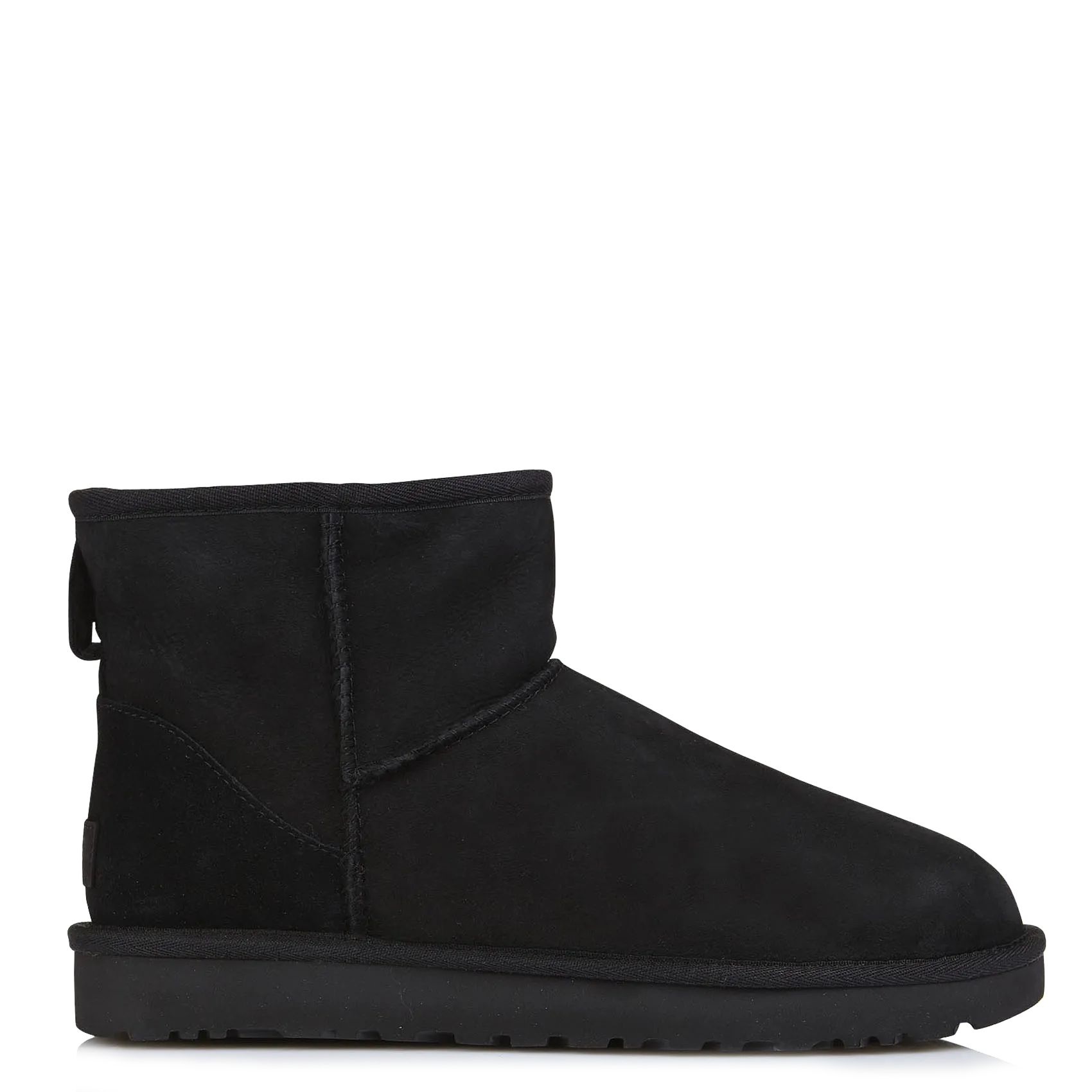  UGG   CLASSIC MINI II - Boots Classic II Mini en cuir | Nero