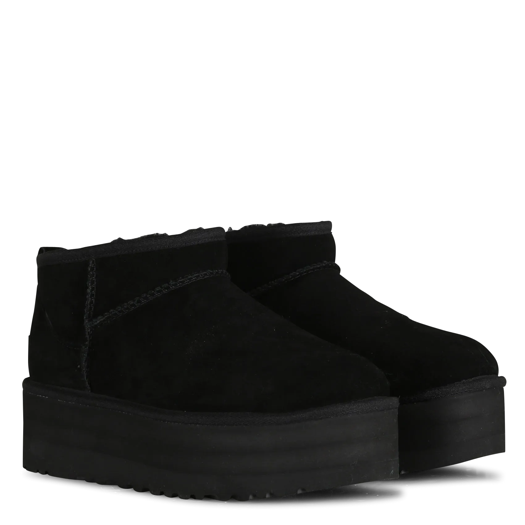  UGG   CLASSIC ULTRA MINI PLATFORM - Stivaletti imbottiti con zeppa | Nero