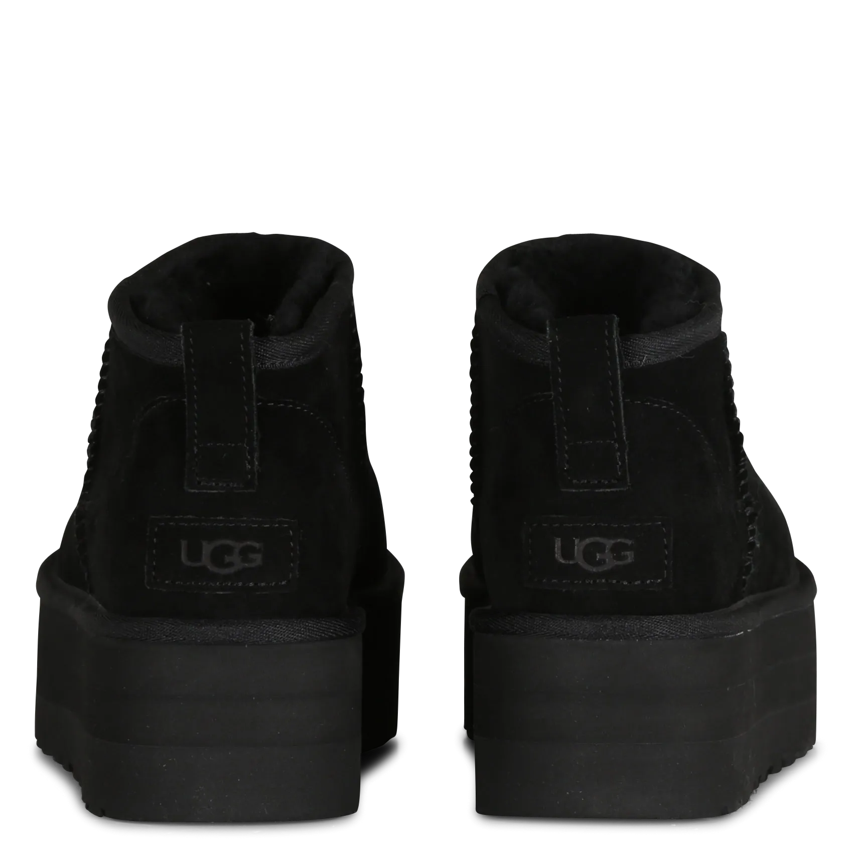  UGG   CLASSIC ULTRA MINI PLATFORM - Stivaletti imbottiti con zeppa | Nero