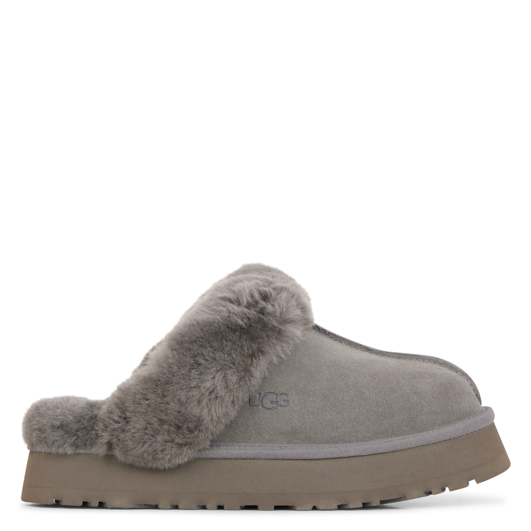  UGG   DISQUETTE - Sabot in pelle | Grigio