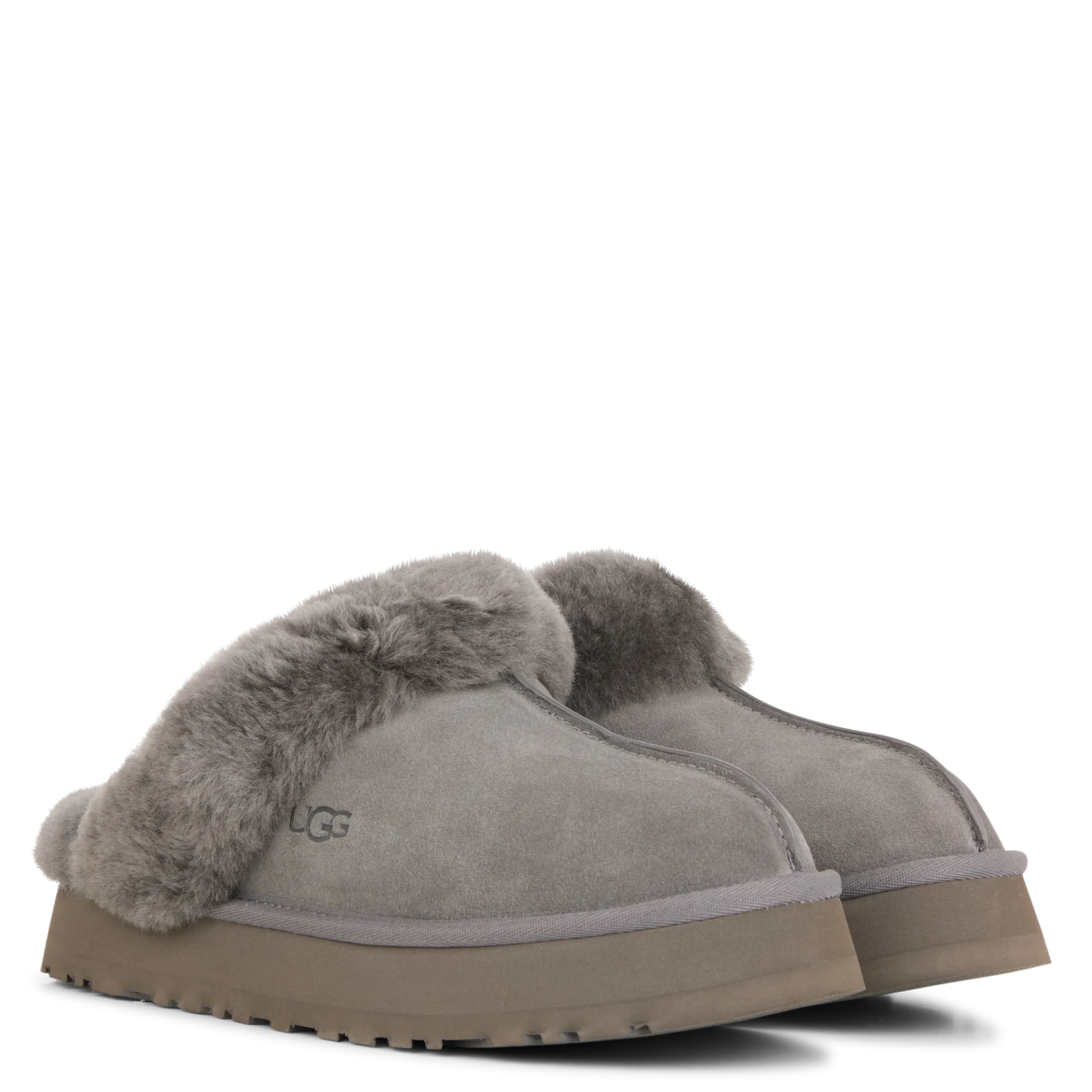  UGG   DISQUETTE - Sabot in pelle | Grigio