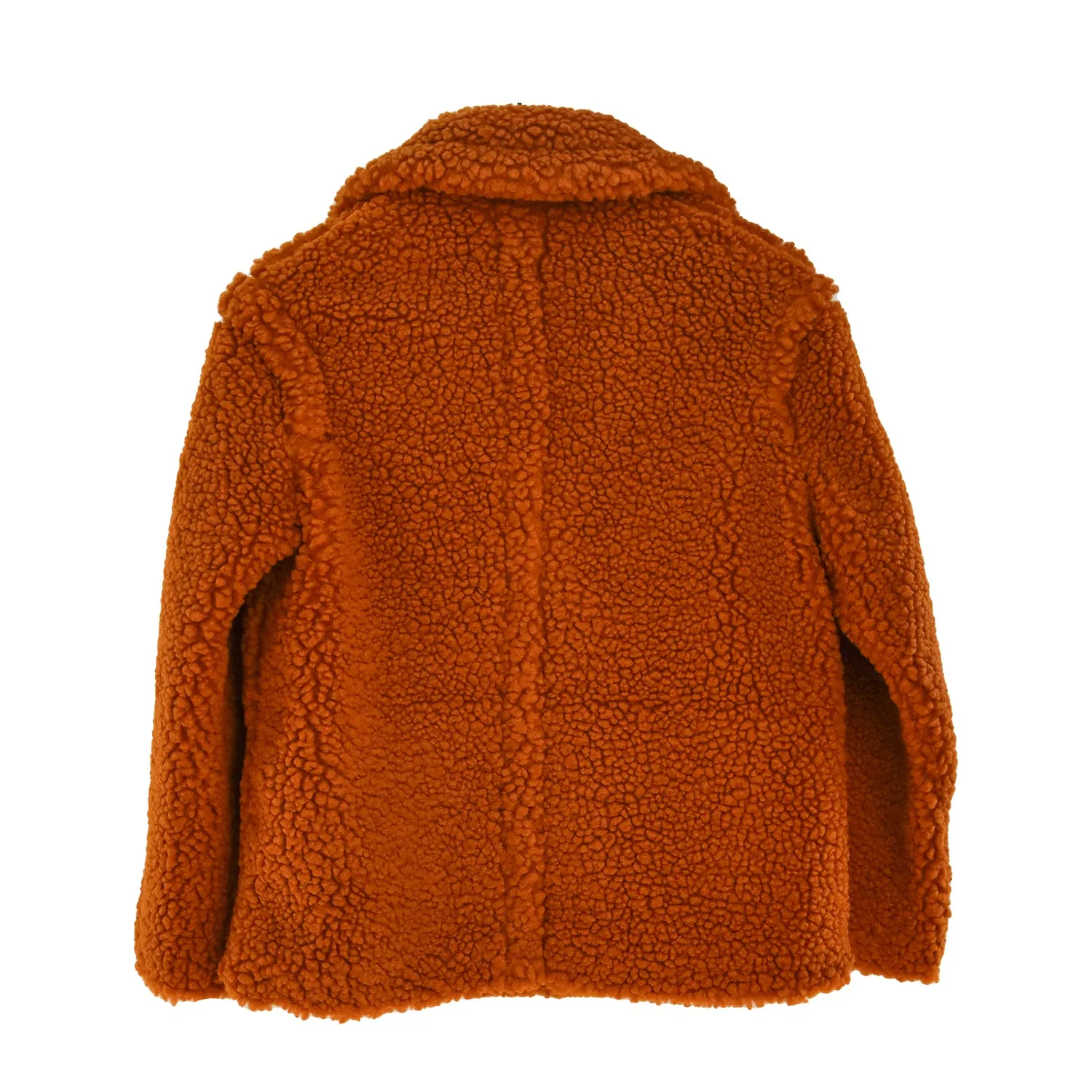 Ugg Gertrude Marrone Cappotto Con Tasche Scaldamani Corto Donna