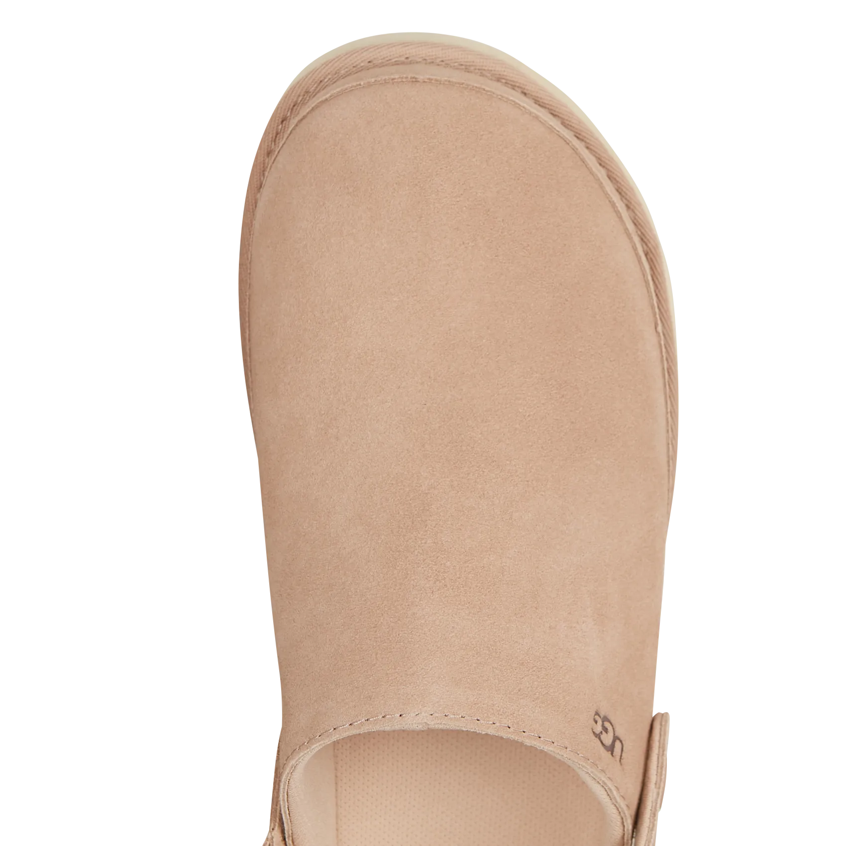  UGG   GOLDENSTAR CLOG - Mules in pelle con zeppa | Beige