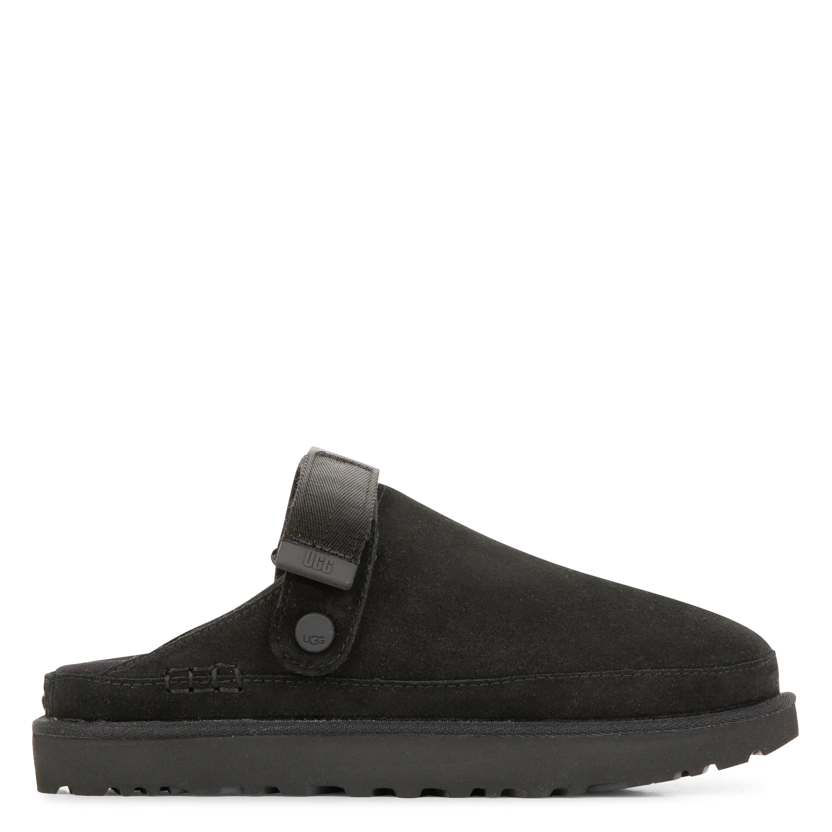  UGG   GOLDENSTAR CLOG - Mules in pelle con zeppa | Nero