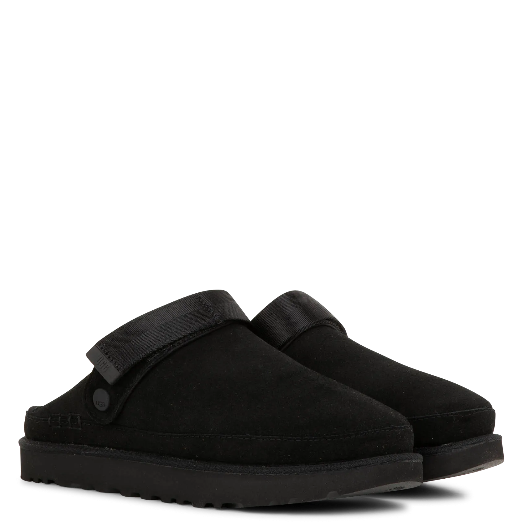  UGG   GOLDENSTAR CLOG - Mules in pelle con zeppa | Nero