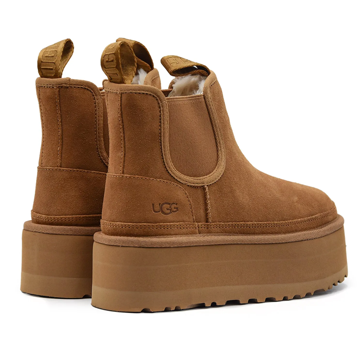 Ugg Neumel Platform Stivaletti Chestnut Godet Per Entrata Donna