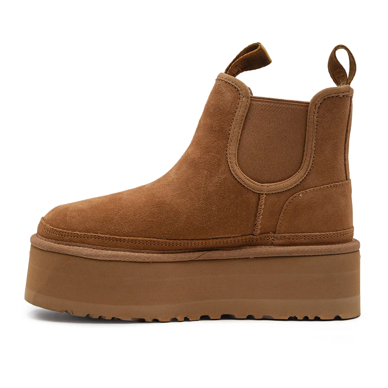 Ugg Neumel Platform Stivaletti Chestnut Godet Per Entrata Donna