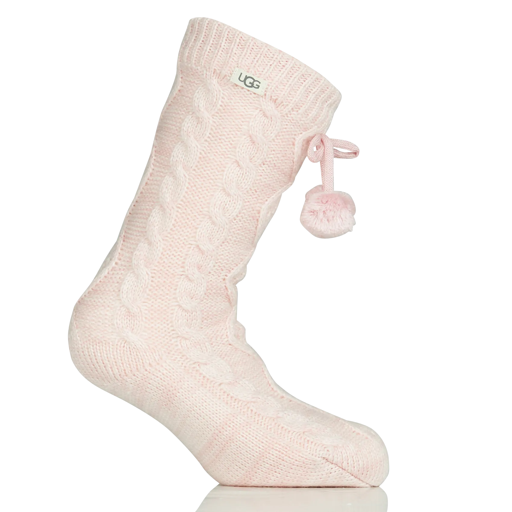  UGG   POM POM LINED CREW - Calzini foderati in pile morbido | Rosa