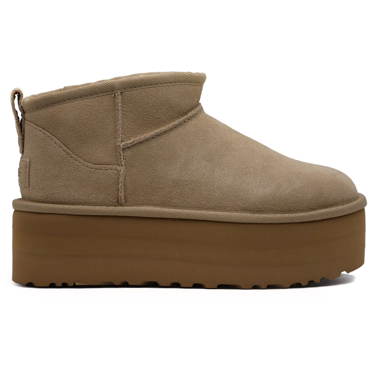 Ugg Ultra Mini Platform Stivaletti Sand Suola Di Tendenza Donna
