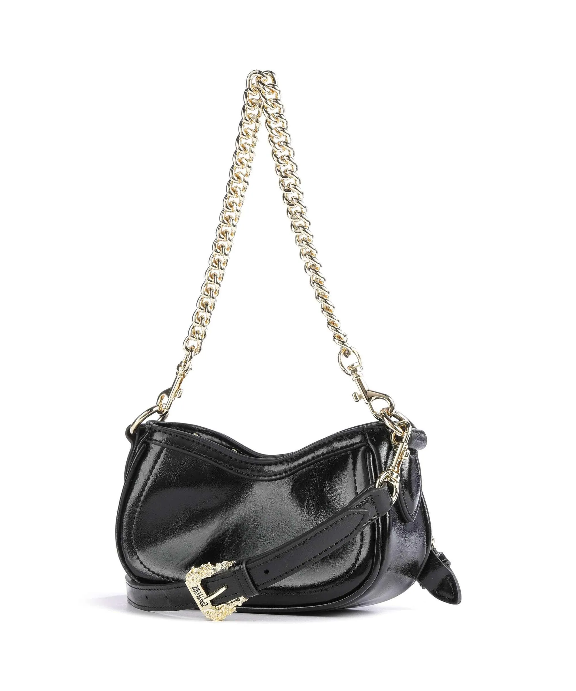  Versace Jeans Couture Capsule Borsa a spalla pelle sintetica nero  