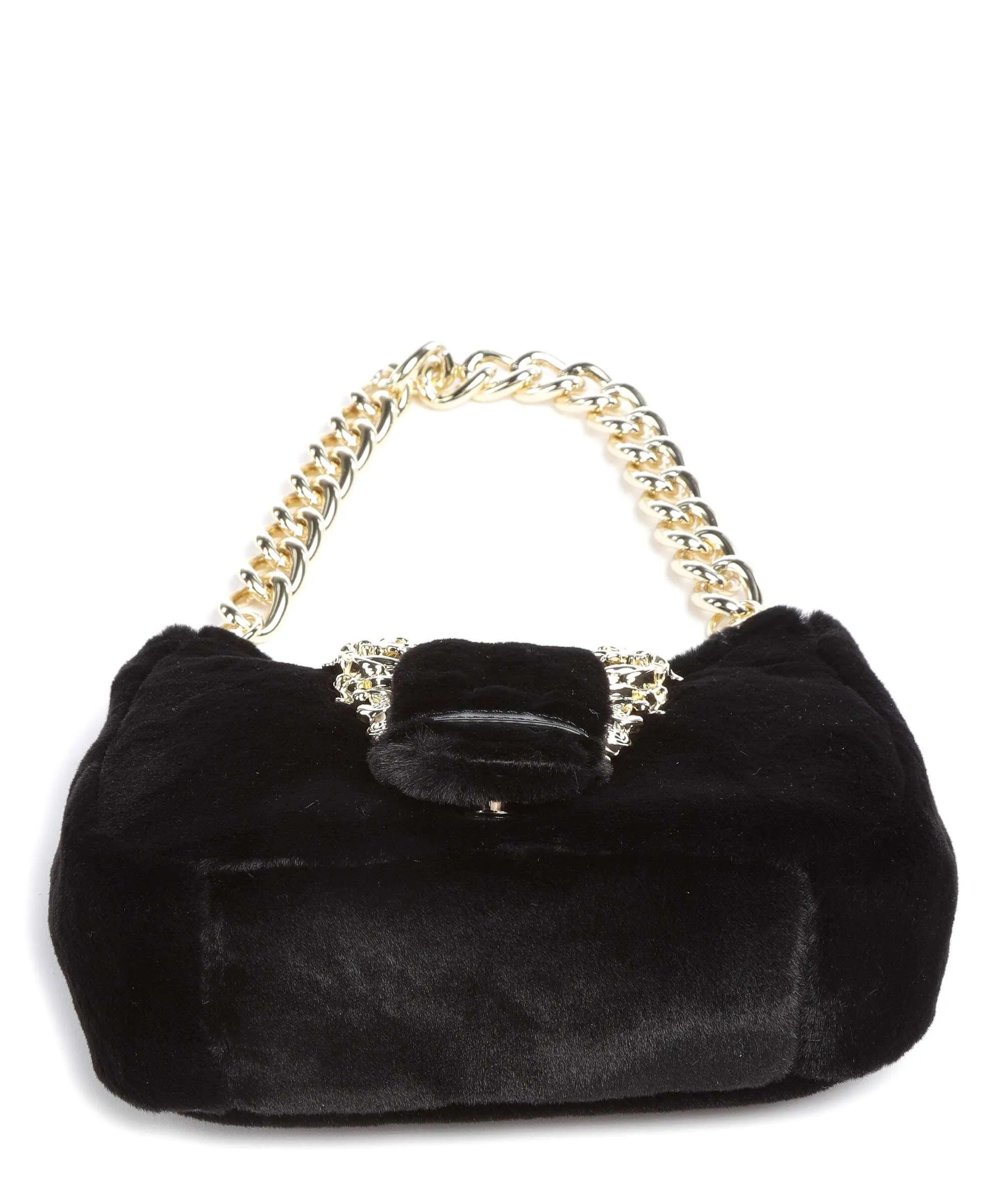  Versace Jeans Couture Couture 01 Borsa a spalla eco-pelliccia nero  
