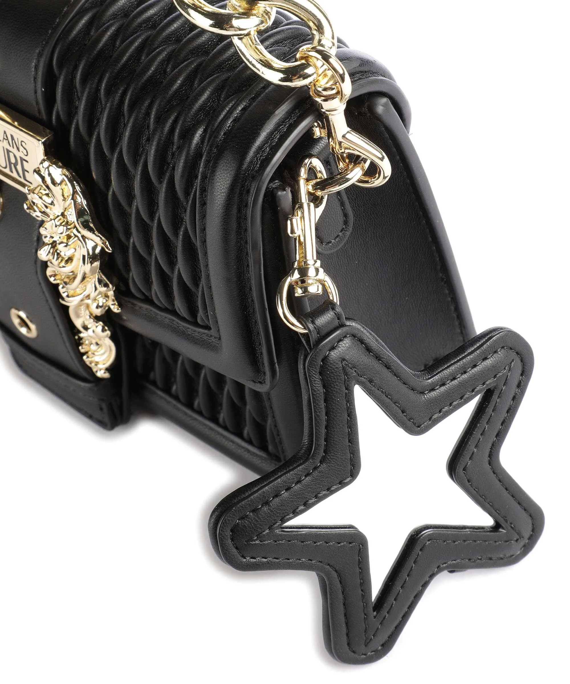  Versace Jeans Couture Couture 01 Borsa a spalla pelle sintetica nero  