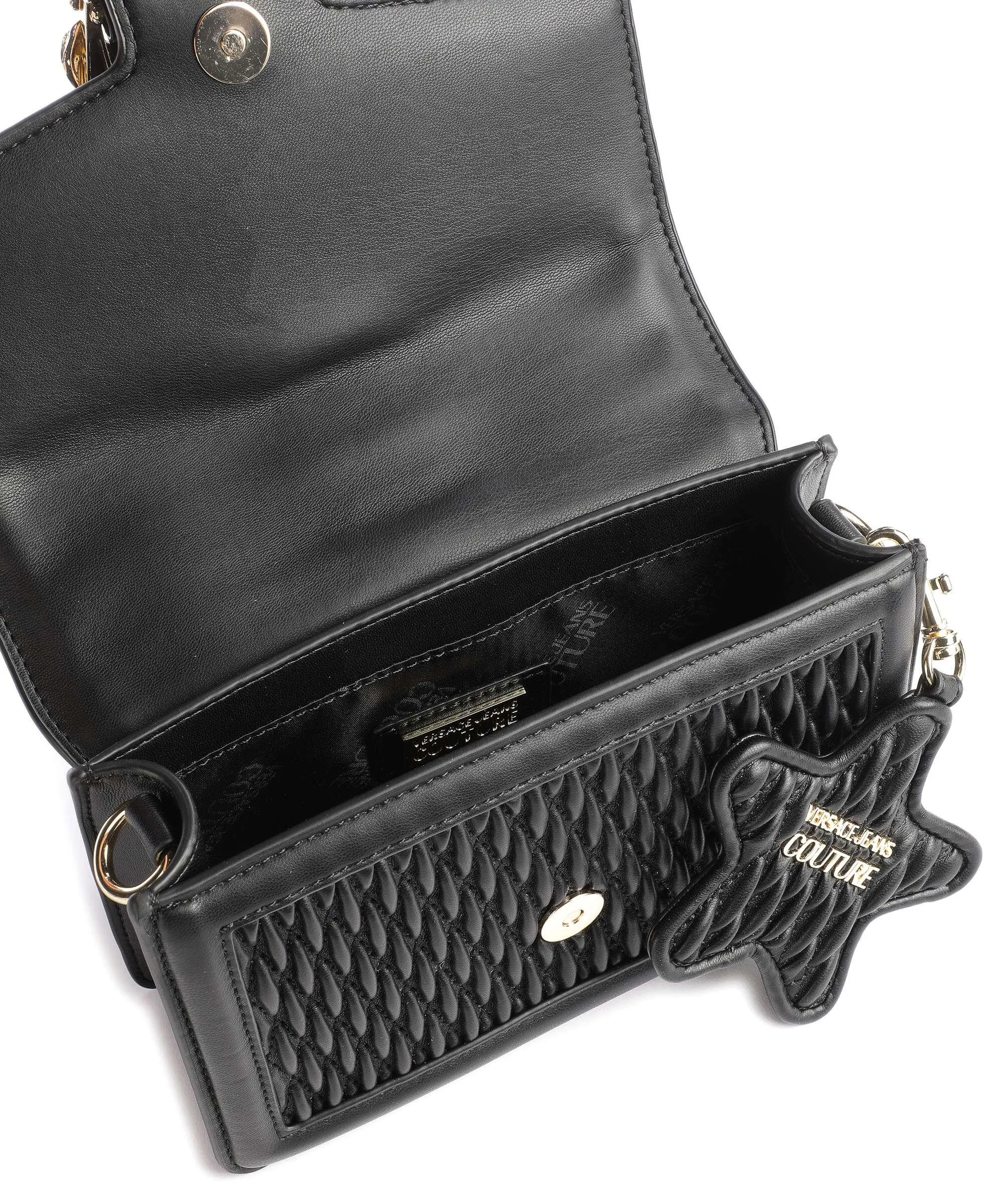  Versace Jeans Couture Couture 01 Borsa a spalla pelle sintetica nero  