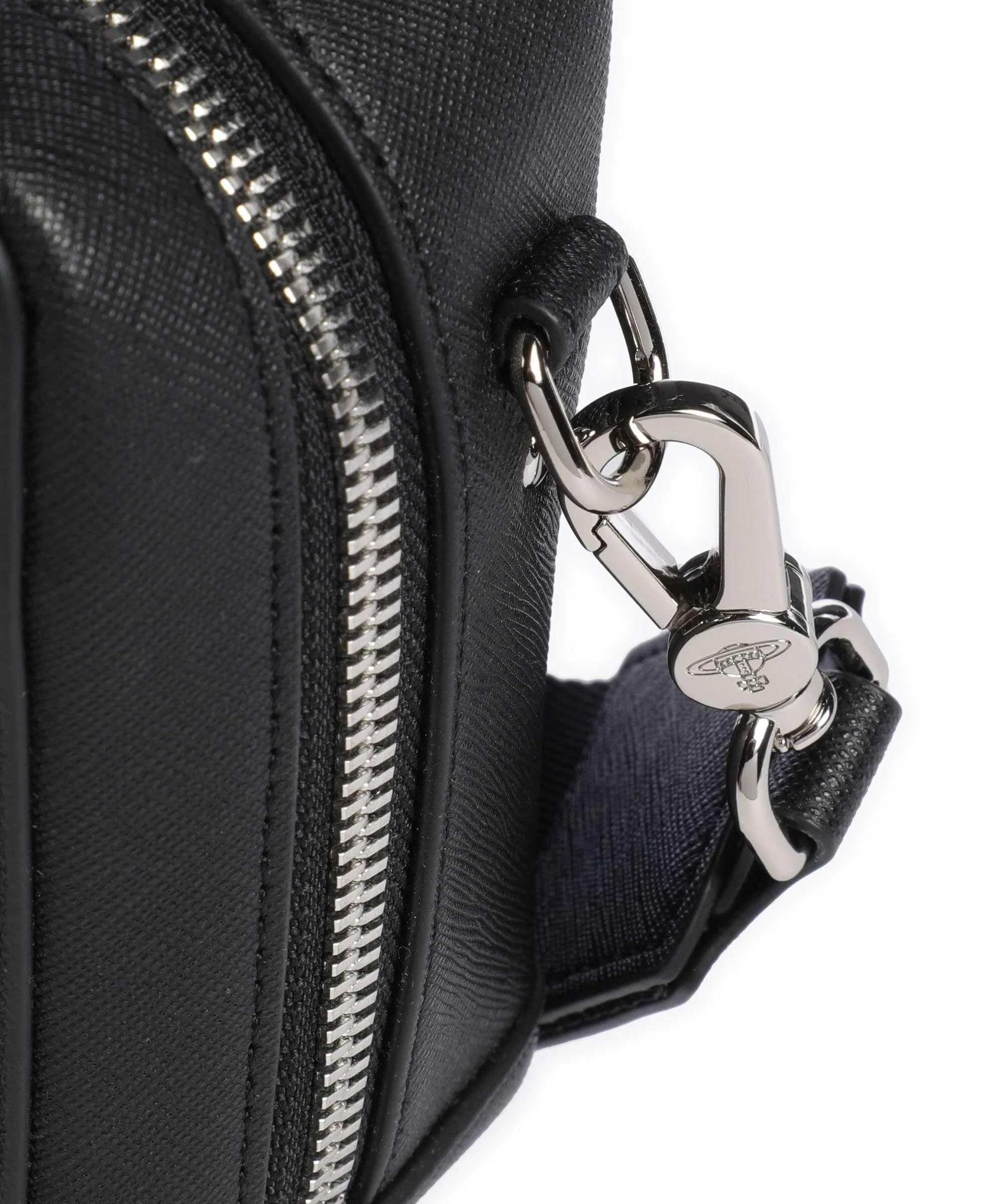  Vivienne Westwood Melih Saffiano Borsa a tracolla pelle sintetica nero  