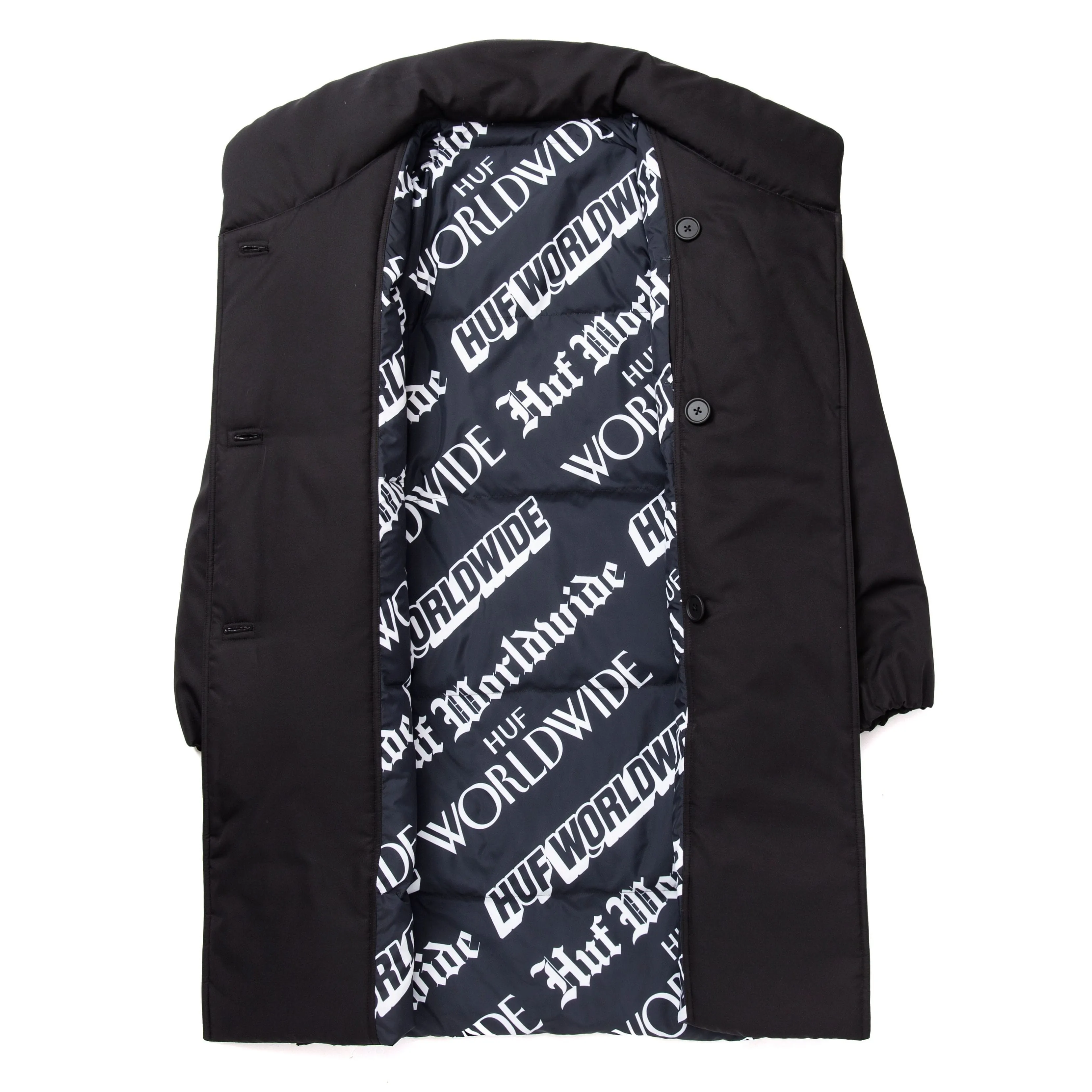 WOMENS REVERSIBLE PUFFER - BLACK