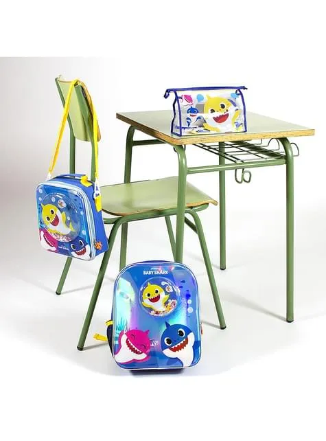Zaino per bambini Baby Shark con coriandoli