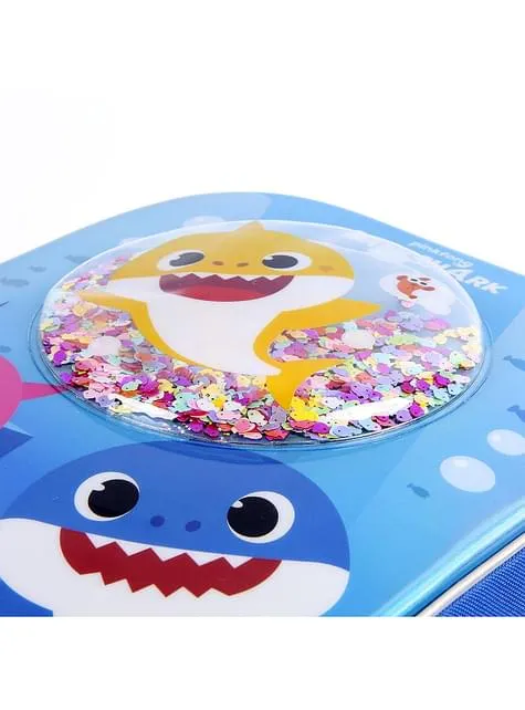 Zaino per bambini Baby Shark con coriandoli